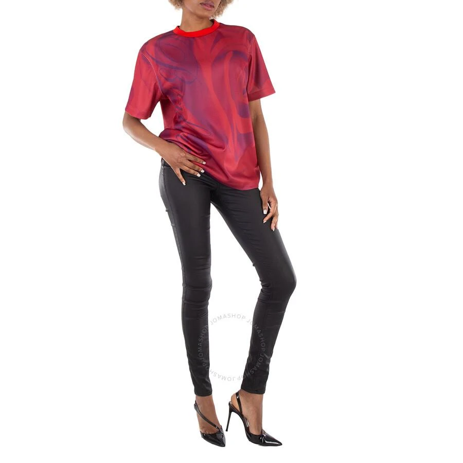 Burberry Rose Graphic And Logo Print T-Shirt 2