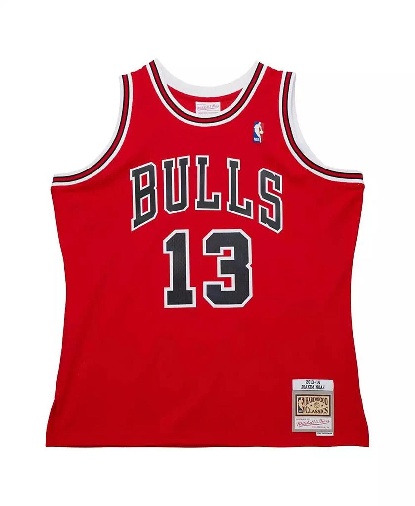 Mitchell & Ness Men's Joakim Noah Red Chicago Bulls 2013/14 Hardwood Classics Swingman Jersey 3