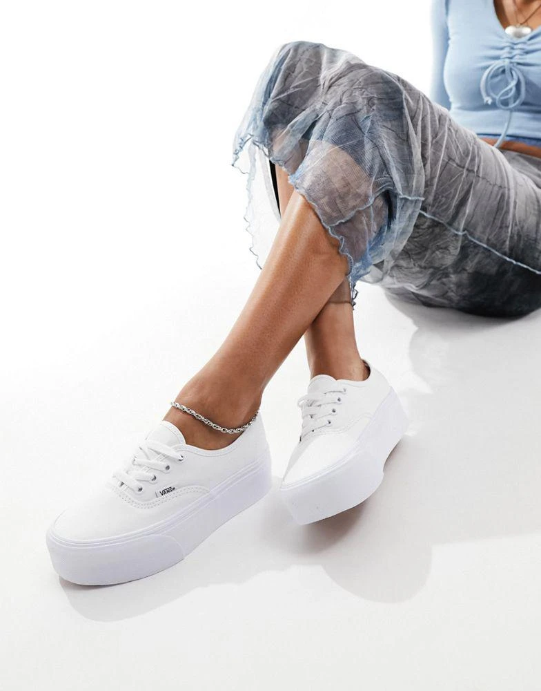 Vans Vans Authentic Stackform trainers in white 1