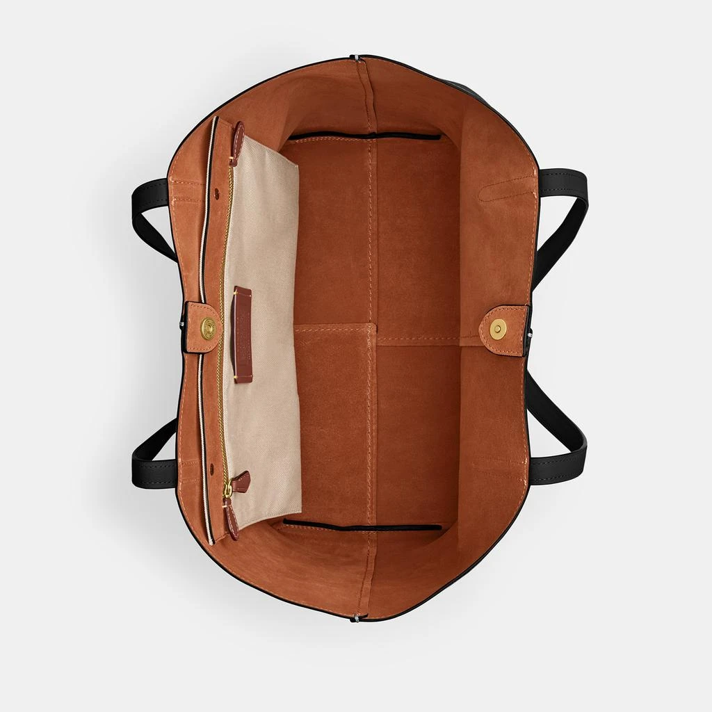 Coach Coach North 32 Leather Tote Bag 4