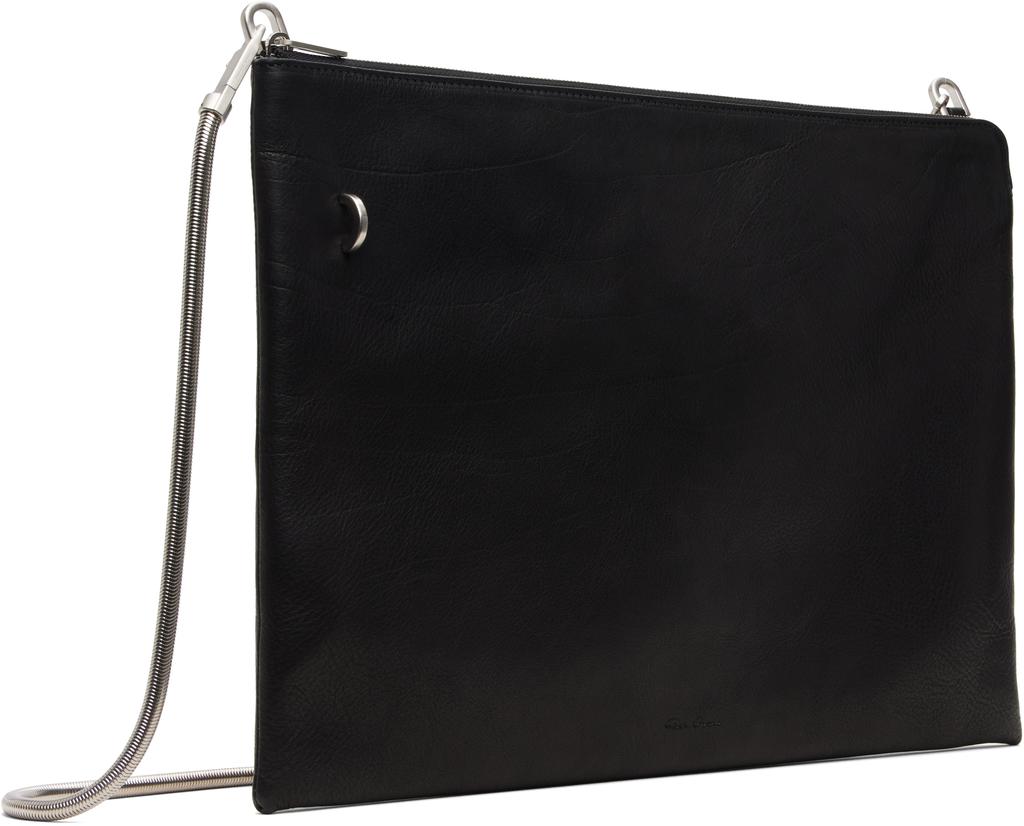 Rick Owens Black Concordians Beach Bag