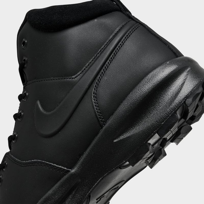 nike men's manoa leather boots black