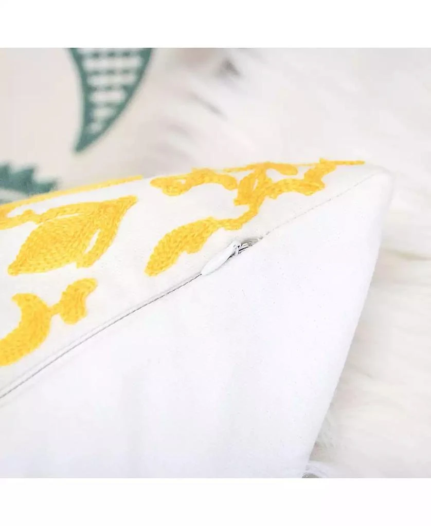 Homey Cozy Victoria Cotton Decorative Pillow, 20" x 20" 13