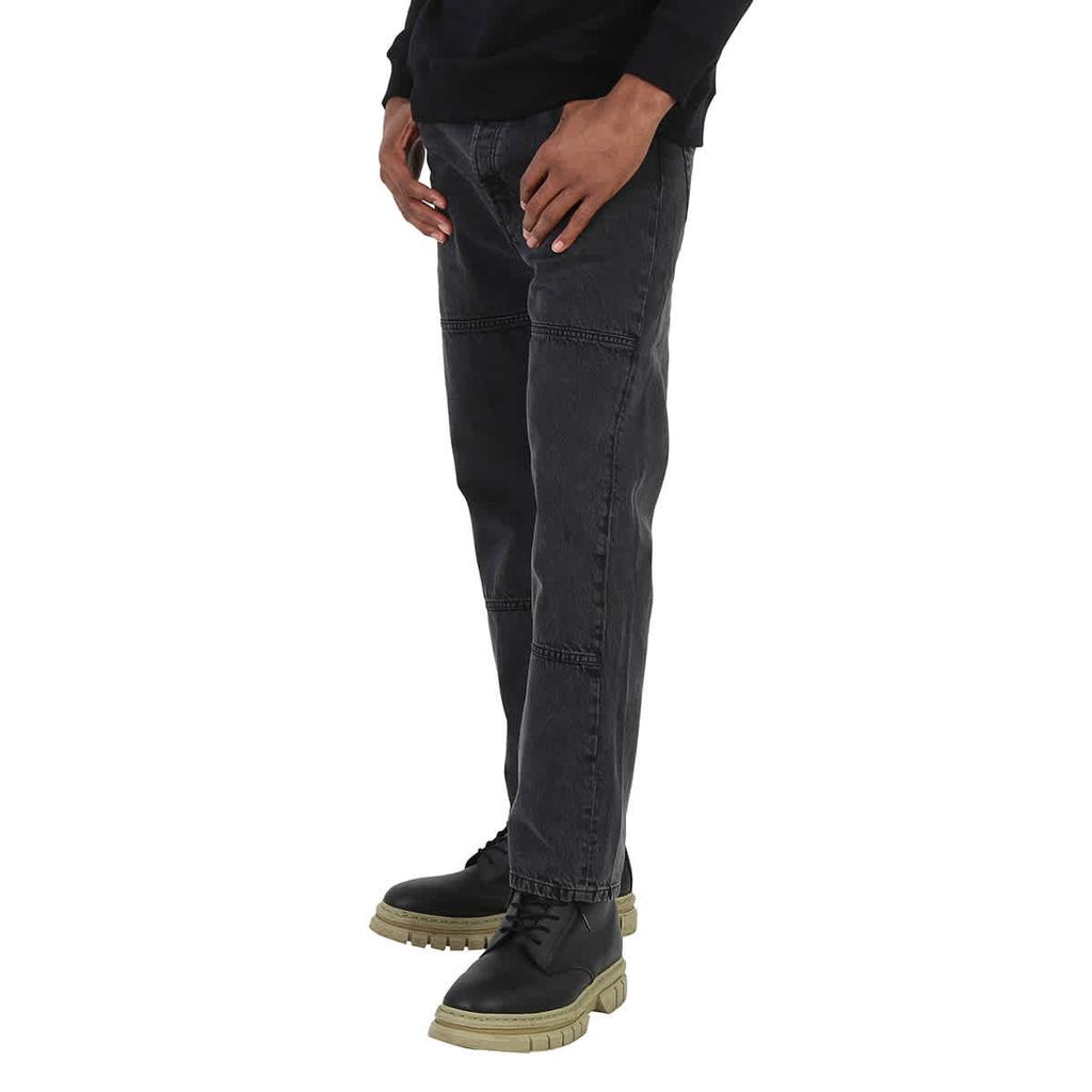 Etudes Men's Black District Washed Denim Corner Jeans