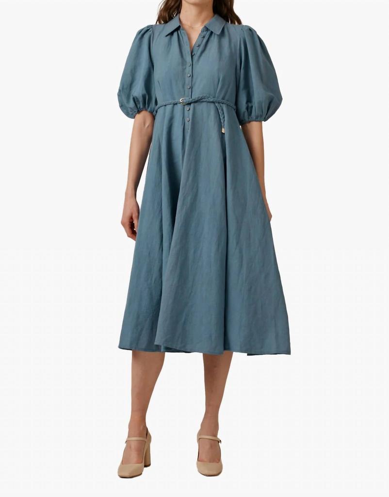 BYTIMO Bytimo - Linen Button-Down Dress