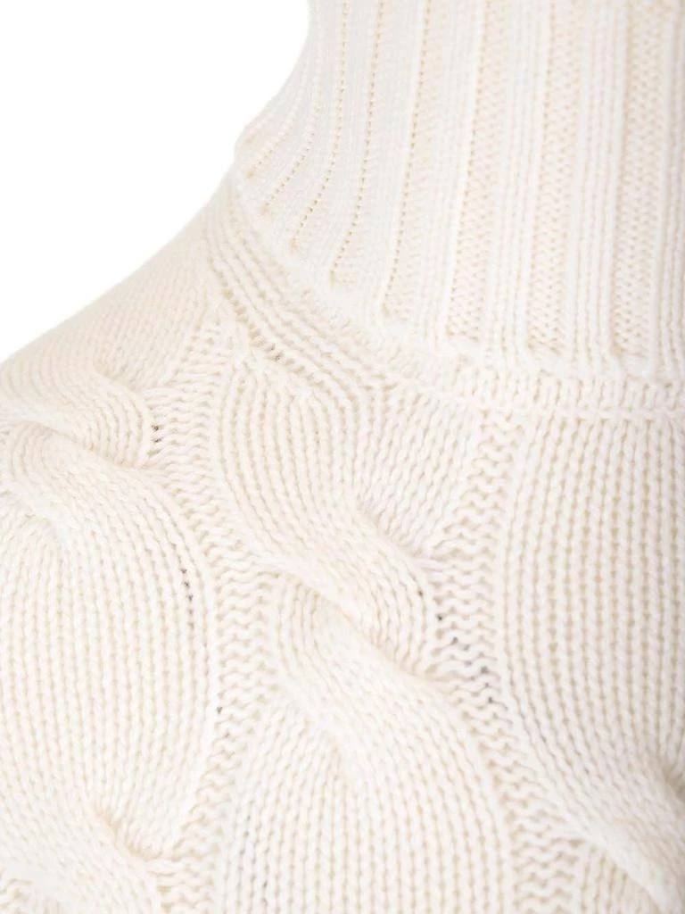 BARBA Barba Roll-Neck Cable Knit Jumper 3