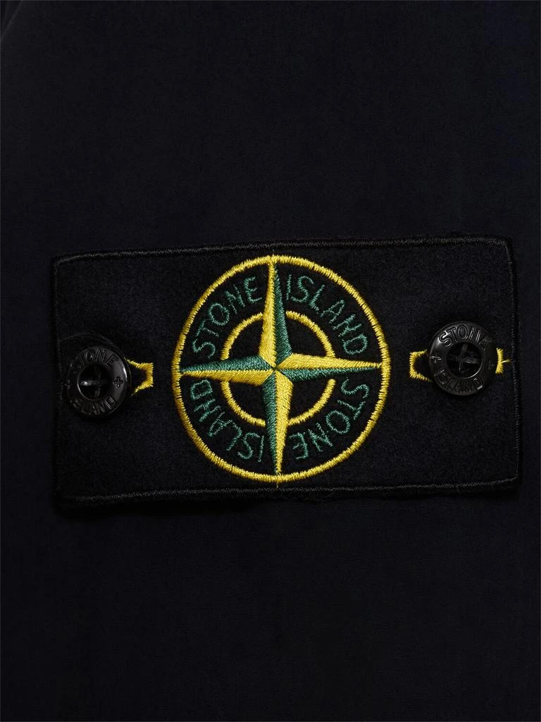 Stone Island Double Breasted Peacoat 4