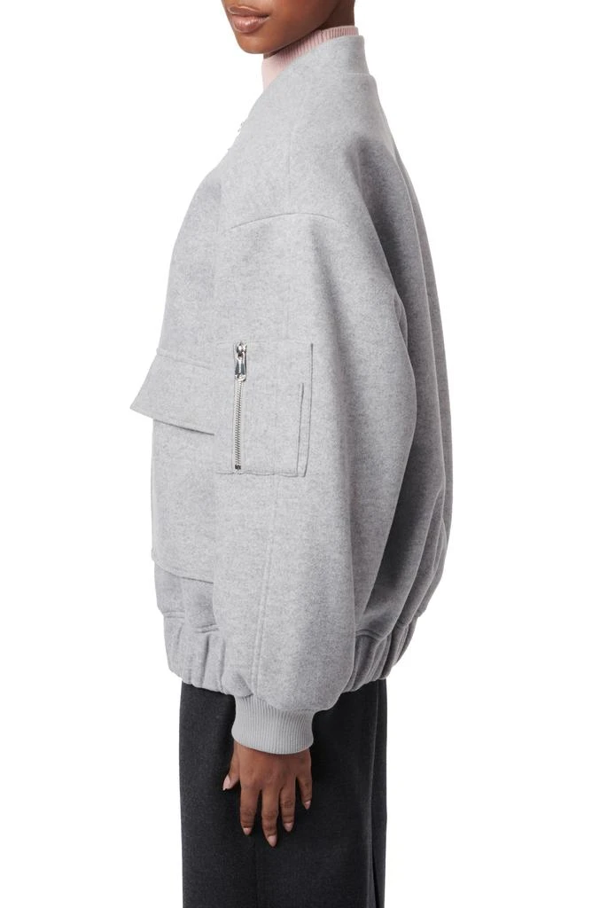 Bernardo Oversize Felt Bomber Jacket 3