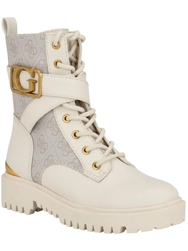 GUESS Orana  Womens Platform Combat & Lace-up Boots 1