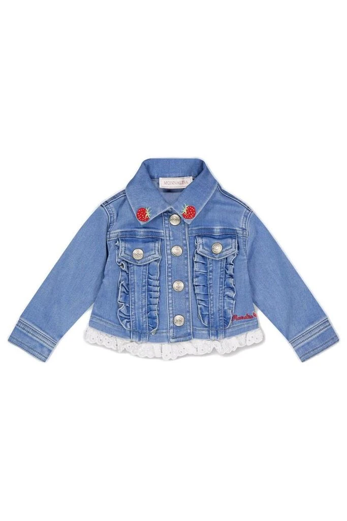 MONNALISA Monnalisa Strawberry Denim Jacket