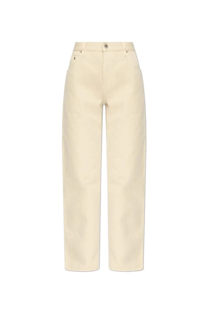 Burberry Burberry Logo Patch Straight-Leg Trousers from Cettire