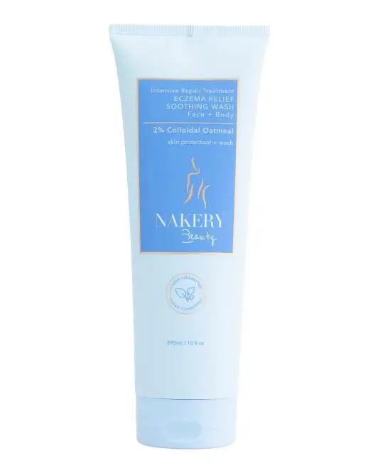 NAKERY BEAUTY 10oz Intensive Repair Eczema Relief Soothing Face And Body Wash