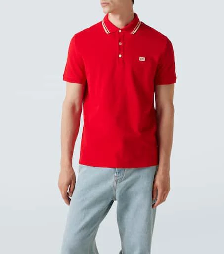 Valentino VLogo cotton piqué polo shirt 3