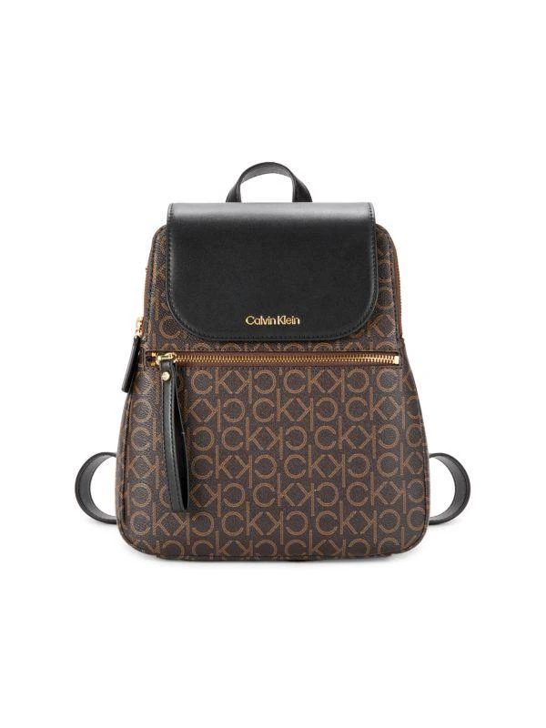 Calvin Klein Garnet Monogram Backpack 1