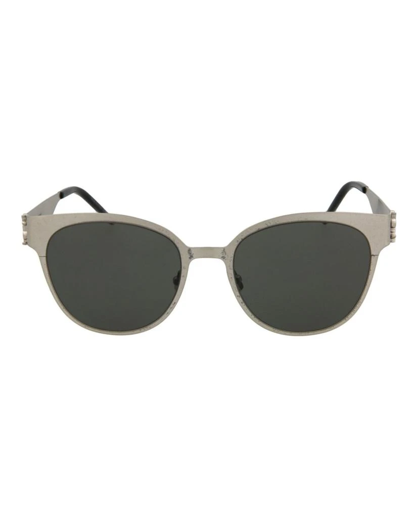 Yves Saint Laurent Round-Frame Metal Sunglasses 1