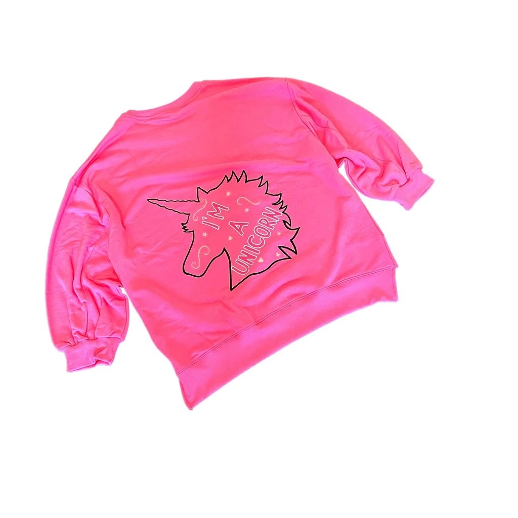 Wren + Glory 'Im A Unicorn' Painted Sweatshirt 6