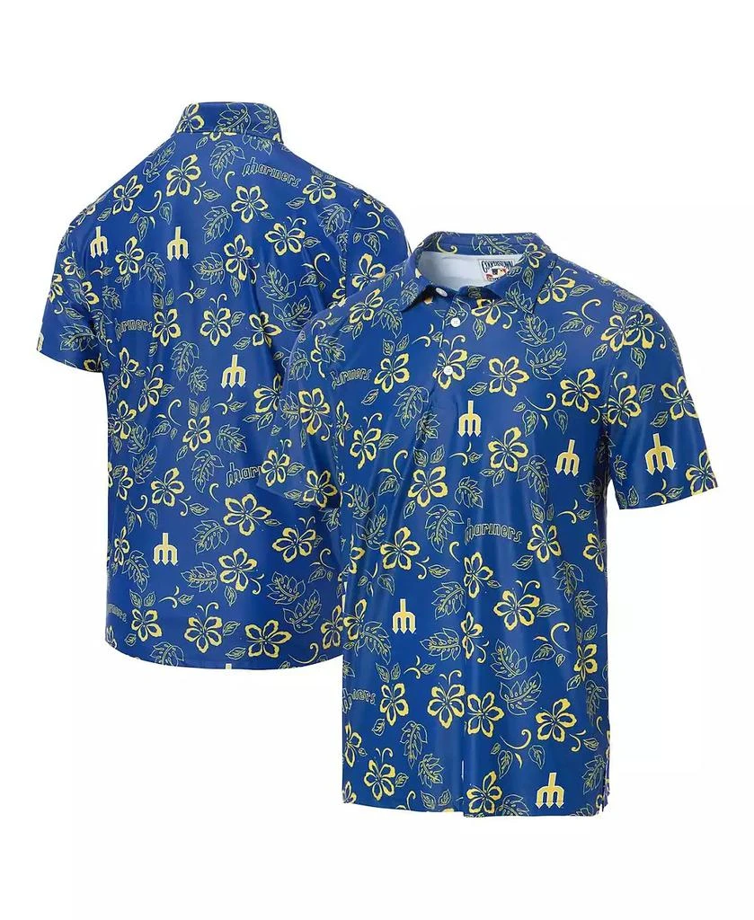 Reyn Spooner Men's Royal Seattle Mariners Cooperstown Collection Performance Polo Shirt 1