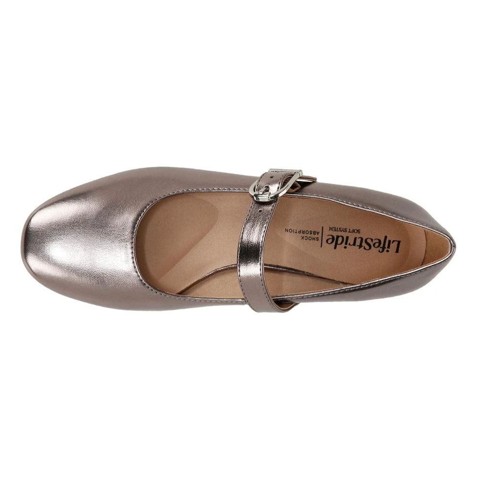 LifeStride Cameo Metallic Mary Jane Flats 4