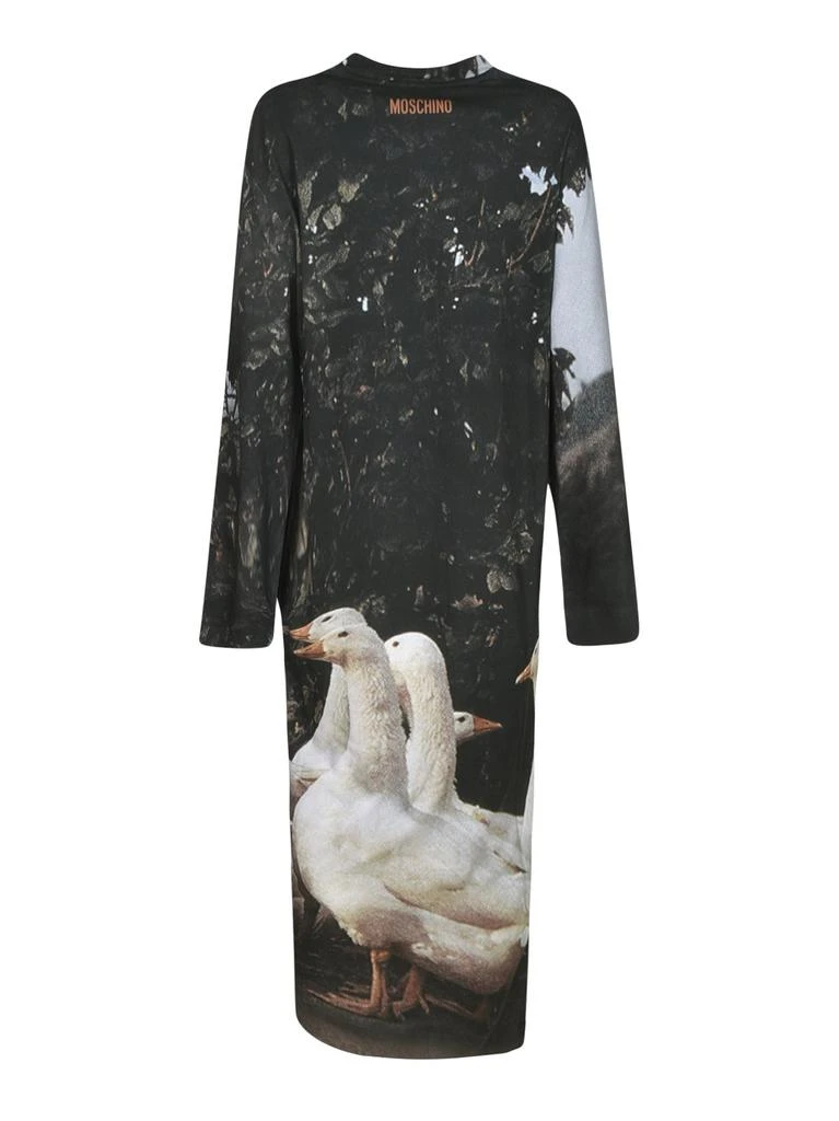 Moschino Moschino Interlock Goose Printed Dress 2