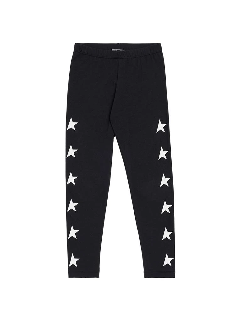 Golden Goose Star Print Cotton Jersey Leggings 1