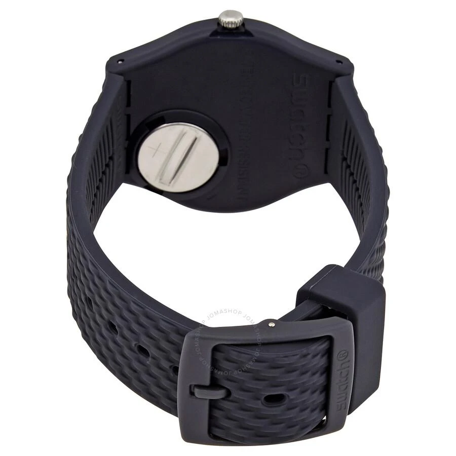 Swatch Laserata Quartz Dark Blue Dial Unisex Watch GN725 3