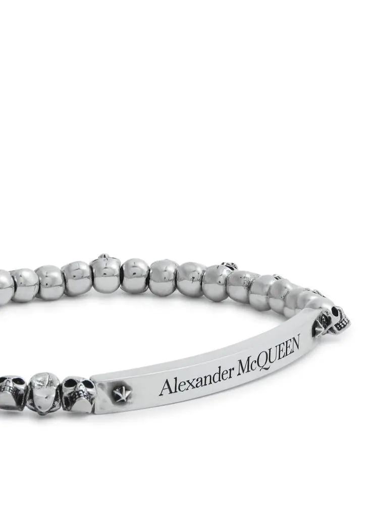 Alexander McQueen Skull logo bracelet 4