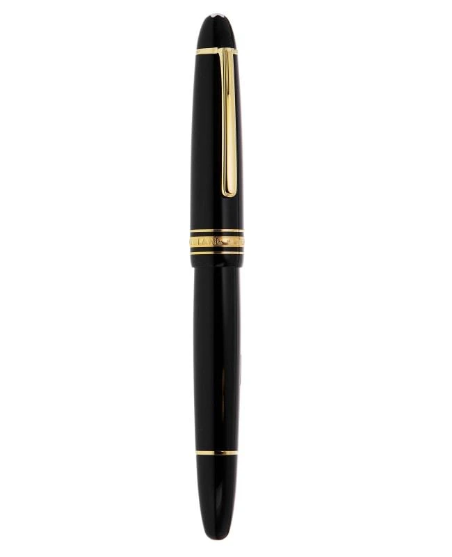MontBlanc Montblanc Meisterstuck Traveler Black GT 14K Gold Fountain Unisex Pen 147 2
