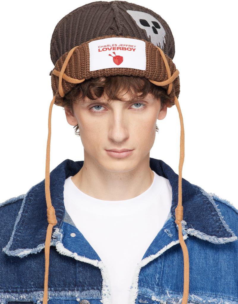 Charles Jeffrey Loverboy Red Chunky Ears Beanie - Hats - BeyondStyle