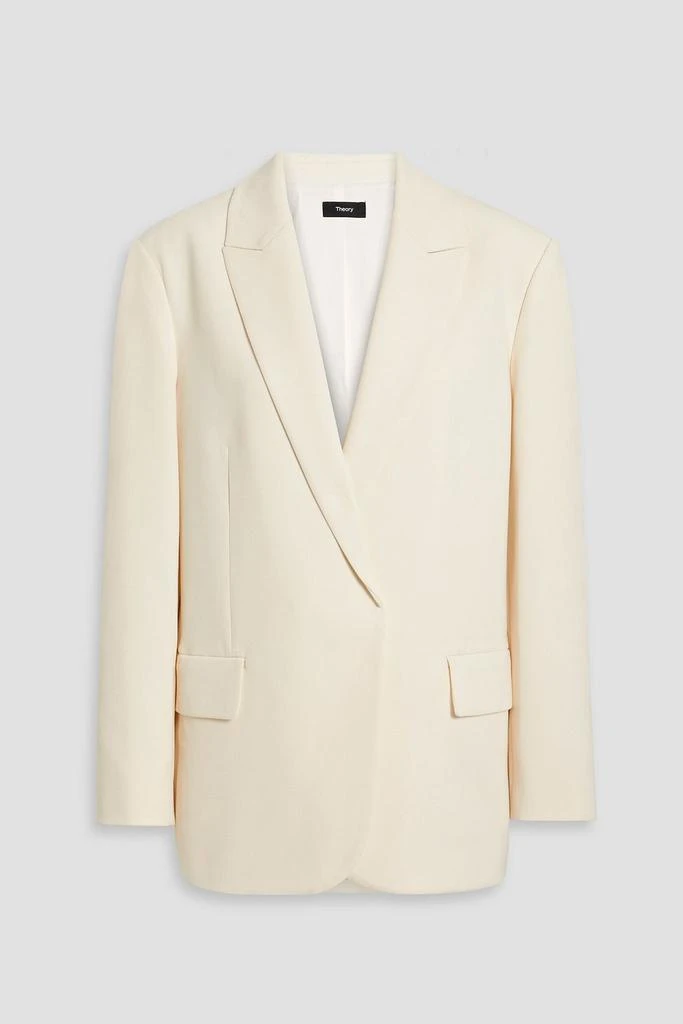 THEORY Admiral crepe blazer 1