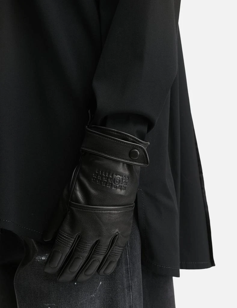 MM6 MM6 x Agnelle Leather Gloves 4