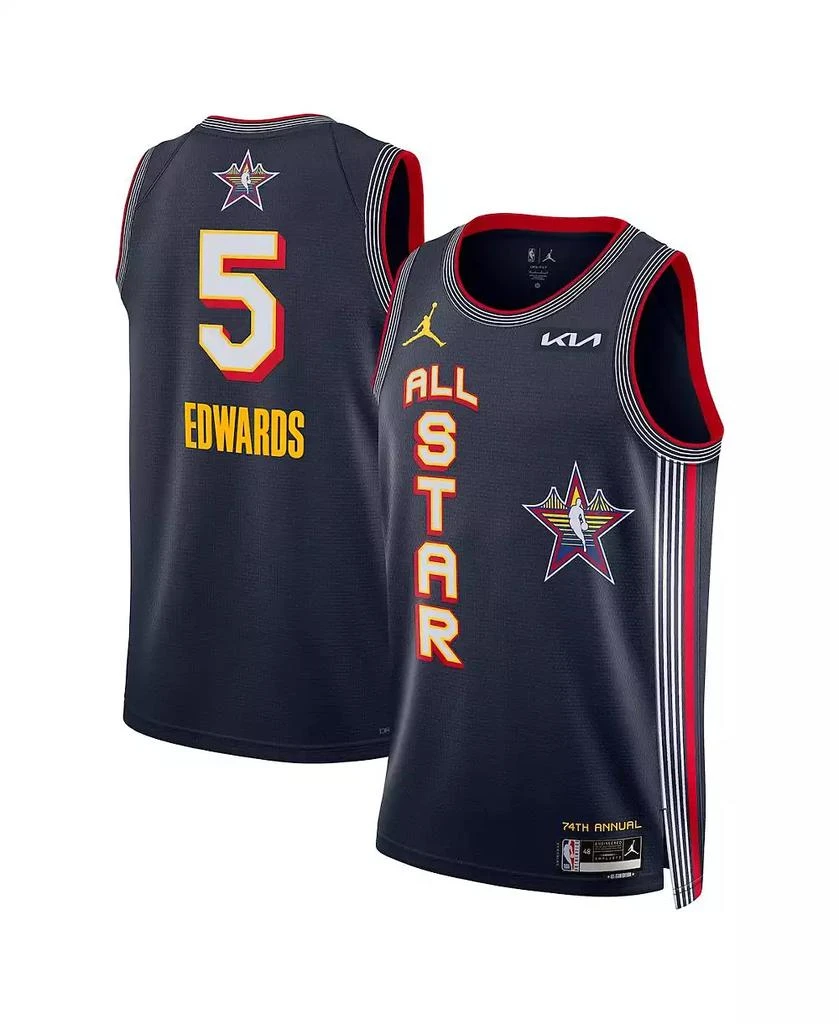 Jordan Men's and Women's Anthony Edwards Navy 2025 NBA All-Star Game Swingman Player Jersey 1