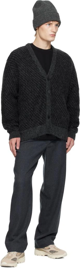 Wooyoungmi Gray Mohair Cardigan 4