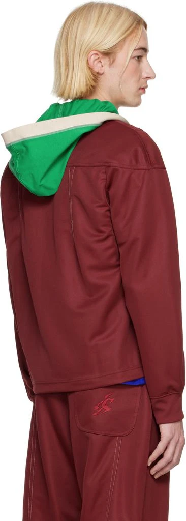 Asics NOVALIS Burgundy Styrax Track Jacket 3
