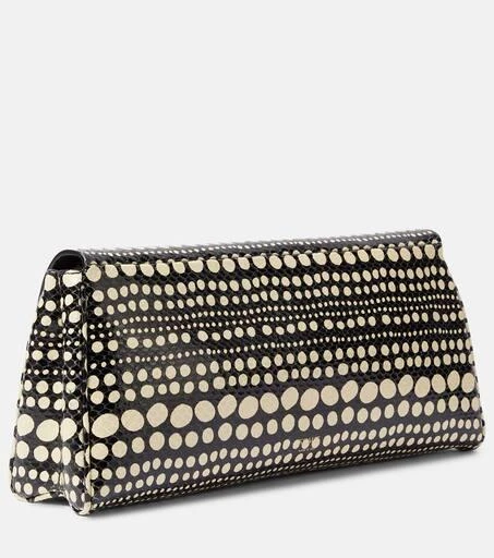 Khaite Audrey snake-effect leather clutch 4