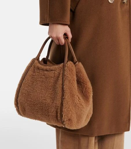 Max Mara Marine Small teddy tote bag 2