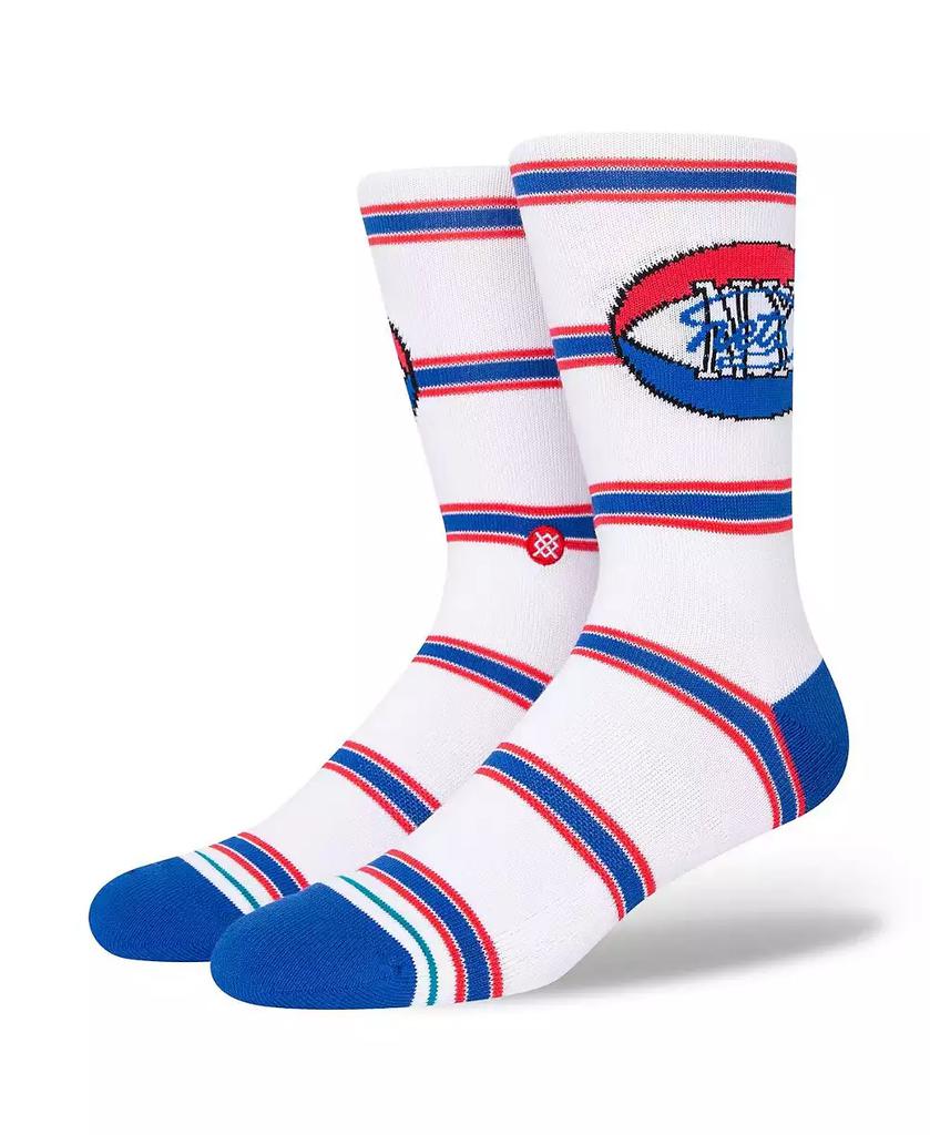 Stance Men's Brooklyn Nets Hardwood Classics Stripes Crew Socks