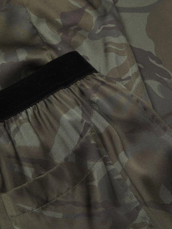 Tom Ford Logo Silk Pajama Pants 4