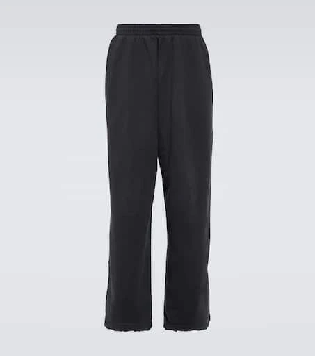 Balenciaga Baggy cotton fleece sweatpants 1