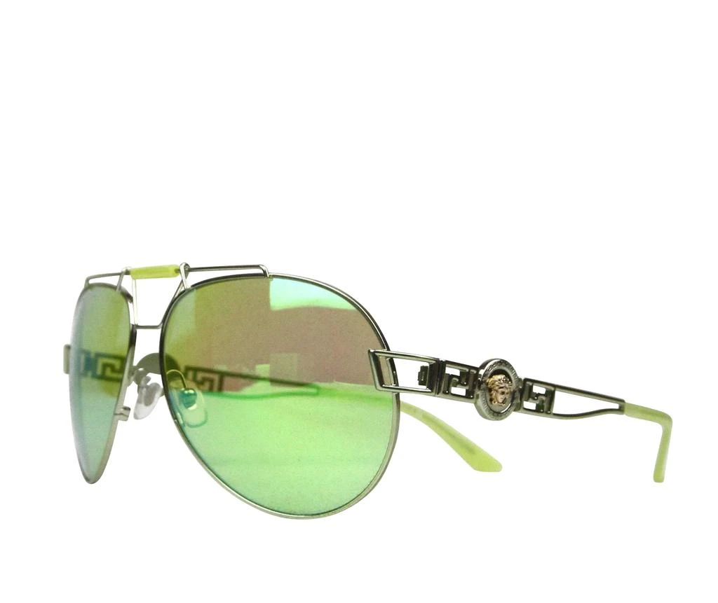 Versace Women's Mirro Metal Aviator Sunglasses 6