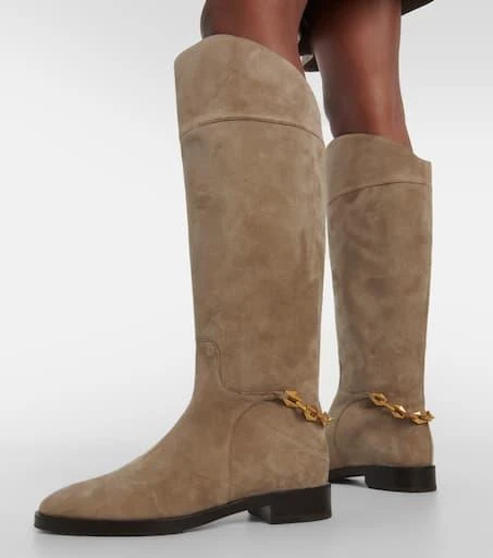 Jimmy Choo Nell suede knee-high boots 4