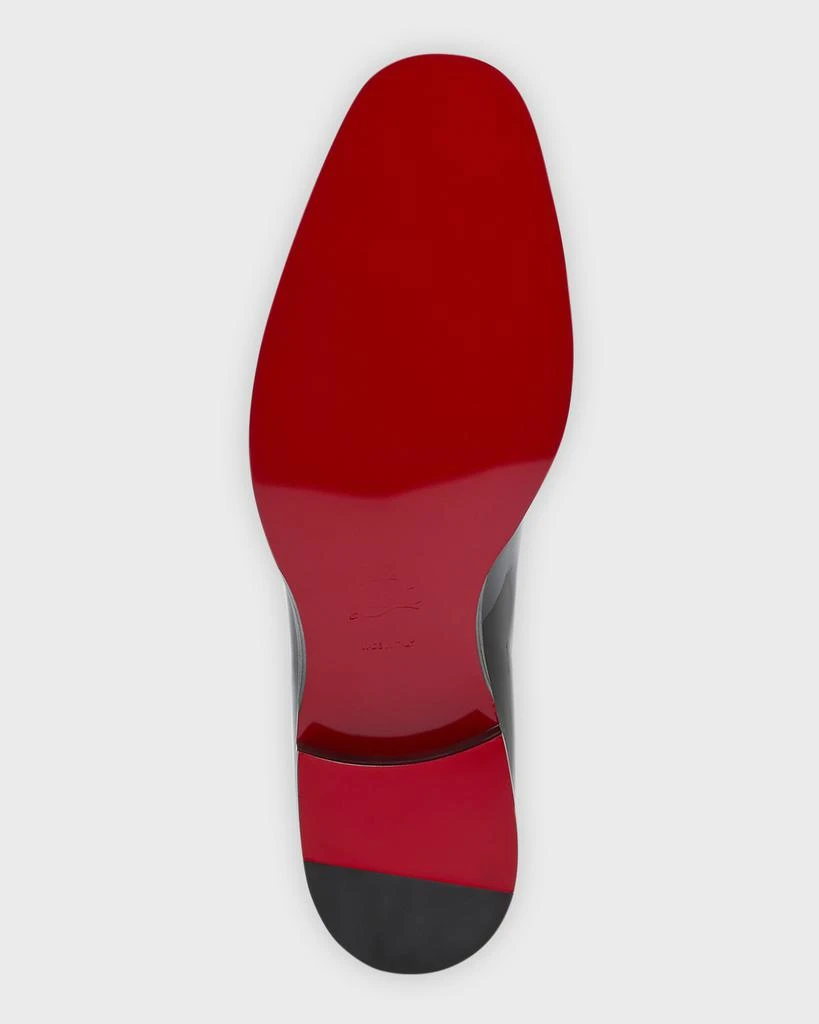 Christian Louboutin Men's Chambeliss Patent Leather Derby Shoes 6