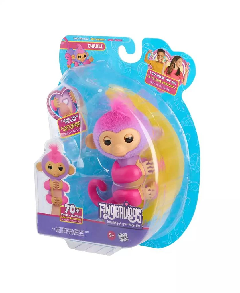 Fingerlings Interactive Baby Monkey Charli, Reacts to Touch with 70+ Sounds & Reactions 3