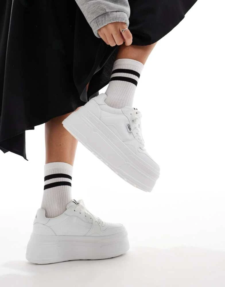 Buffalo Buffalo Besu chunky trainer in white 3