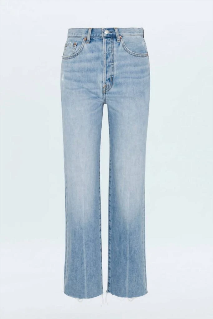 PISTOLA Cassie Super High Rise Straight Jean In Savvy Vintage 5