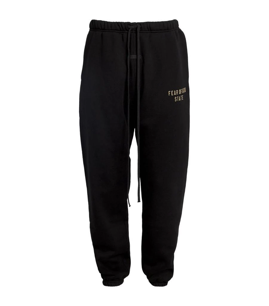Essentials Cotton-Blend Logo Sweatpants 1