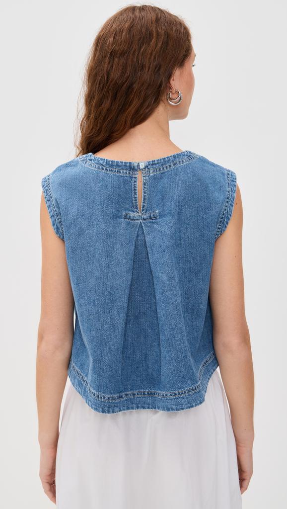 Velvet Loren Denim Top