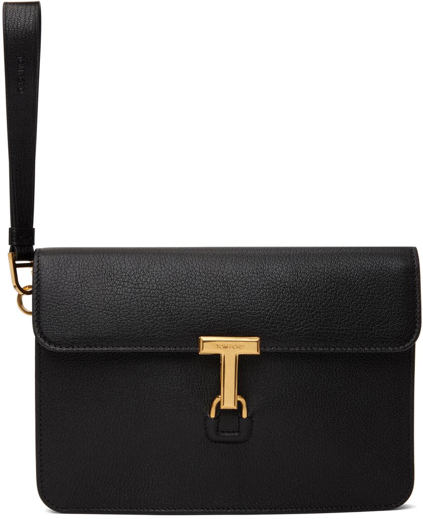 Tom Ford Black Monarch Pouch - Shoulder Bags - BeyondStyle