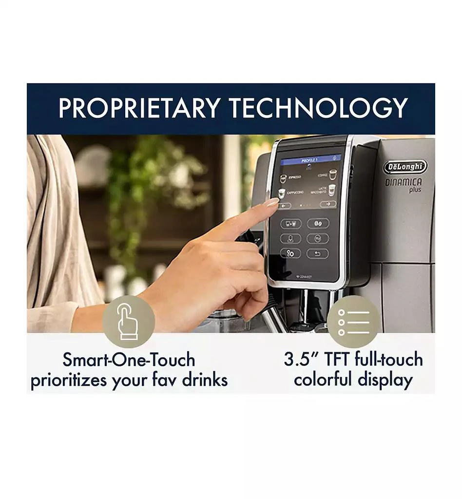 De'Longhi Dinamica Plus Connected Fully Automatic Espresso Machine 12