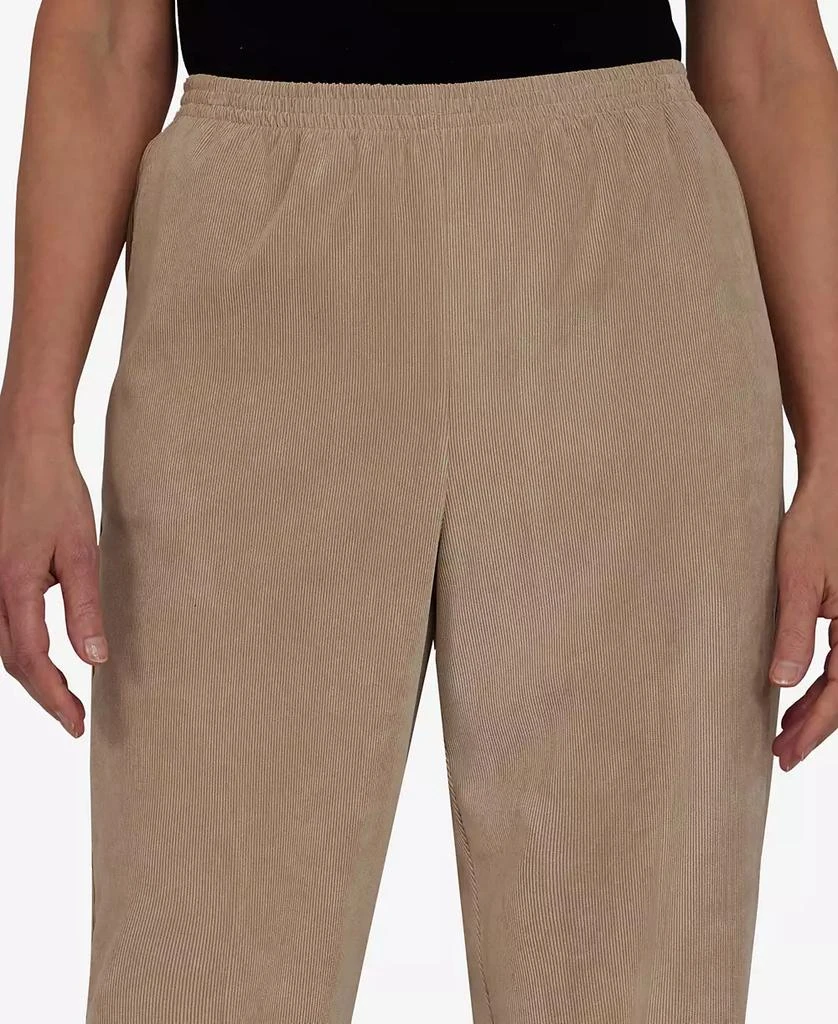 Alfred Dunner Petite Classics Pull-On Corduroy Straight Leg Pants, Petite & Petite Short 3