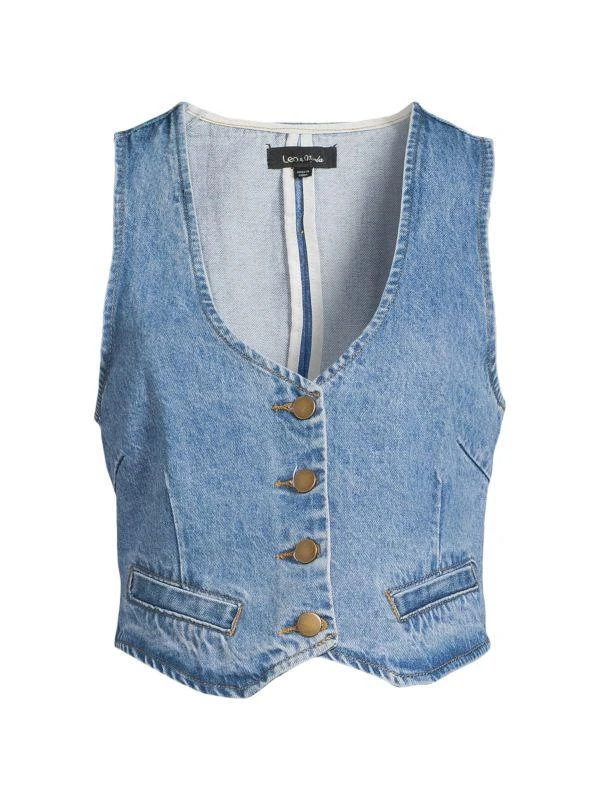 Lea & Viola Denim Vest 3